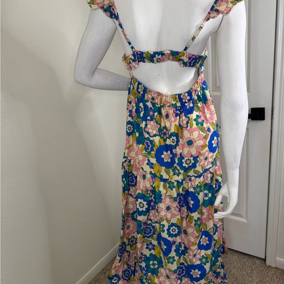 Fore Floral Maxi Dress - Multicolor. #149 - Picture 9 of 14
